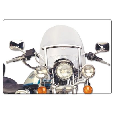 1980 1985 Harley Davidson FXWG Wide Glide Windshield   National Cycle, National Cycle Ranger Heavy Duty
